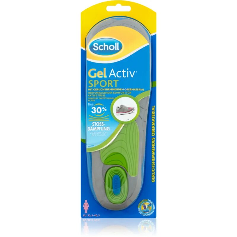 Scholl GelActiv Sport gelové polštářky pro sportovce typ Women's EU 35.5 - 40.5 1 pár
