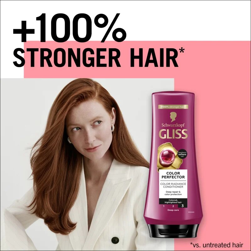 Schwarzkopf Gliss Color Perfector ochranný kondicionér pro barvené vlasy 200 ml