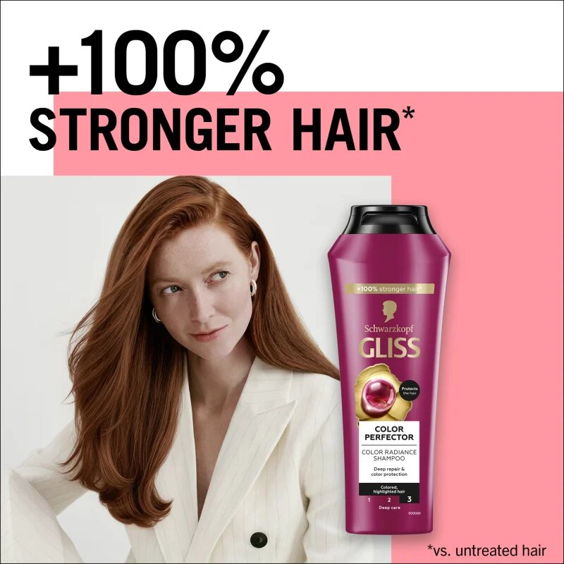 Schwarzkopf Gliss Color Perfector ochranný šampon pro barvené vlasy 250 ml