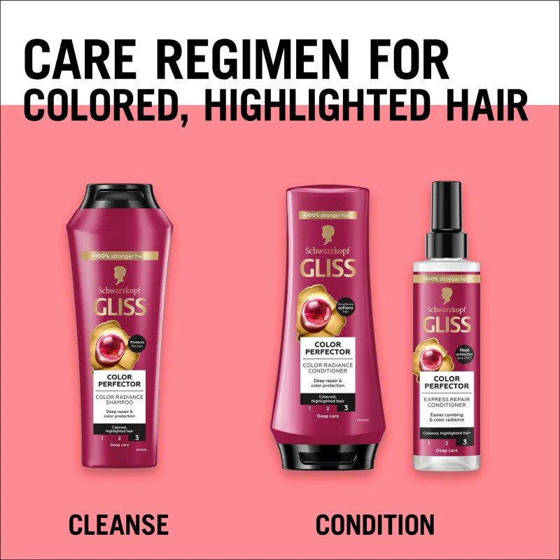 Schwarzkopf Gliss Color Perfector regenerační balzám pro barvené a melírované vlasy 200 ml
