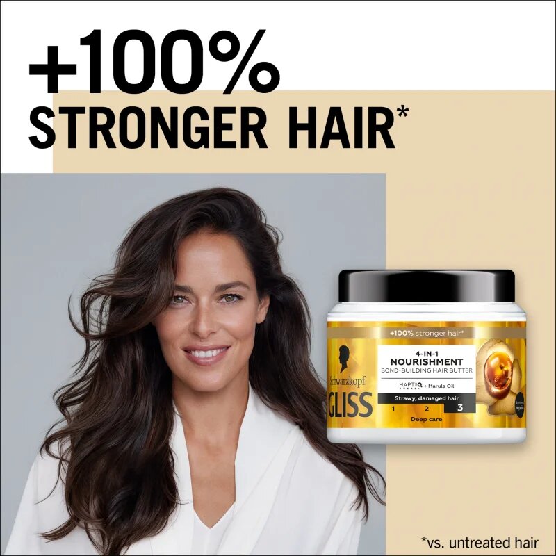Schwarzkopf Gliss Oil Nutritive intenzivně vyživující maska pro poškozené vlasy 400 ml