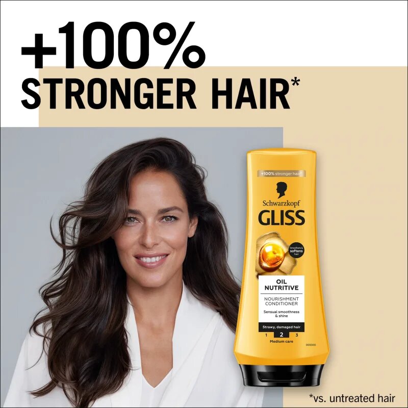 Schwarzkopf Gliss Oil Nutritive vyživující kondicionér s olejem 200 ml