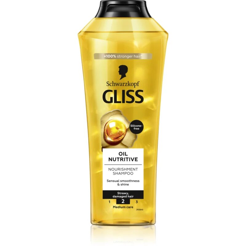 Schwarzkopf Gliss Oil Nutritive vyživující šampon s olejem 400 ml