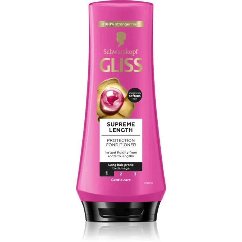 Schwarzkopf Gliss Supreme Length ochranný kondicionér pro dlouhé vlasy 200 ml