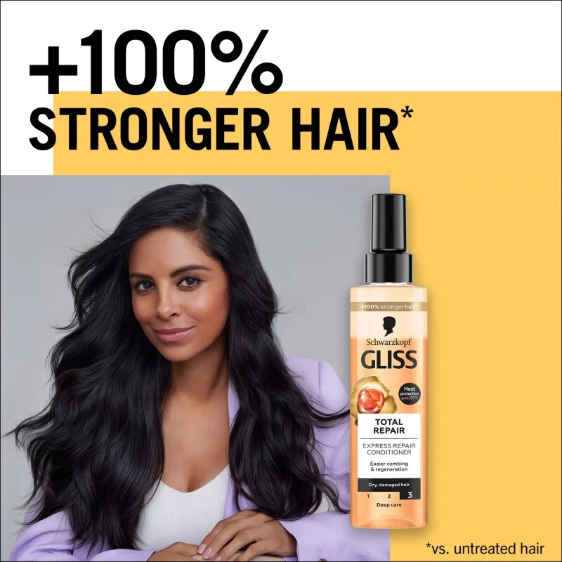 Schwarzkopf Gliss Total Repair regenerační balzám na suché konečky vlasů 200 ml