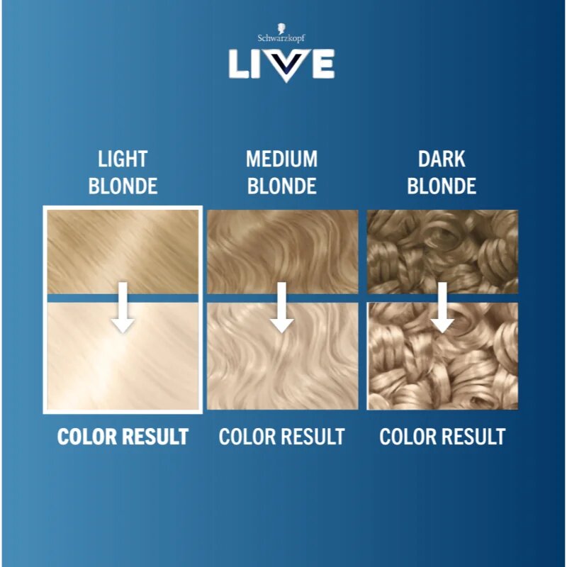 Schwarzkopf LIVE Intense Bleach odbarvovač na vlasy 00A Absolutní platinová 1 ks