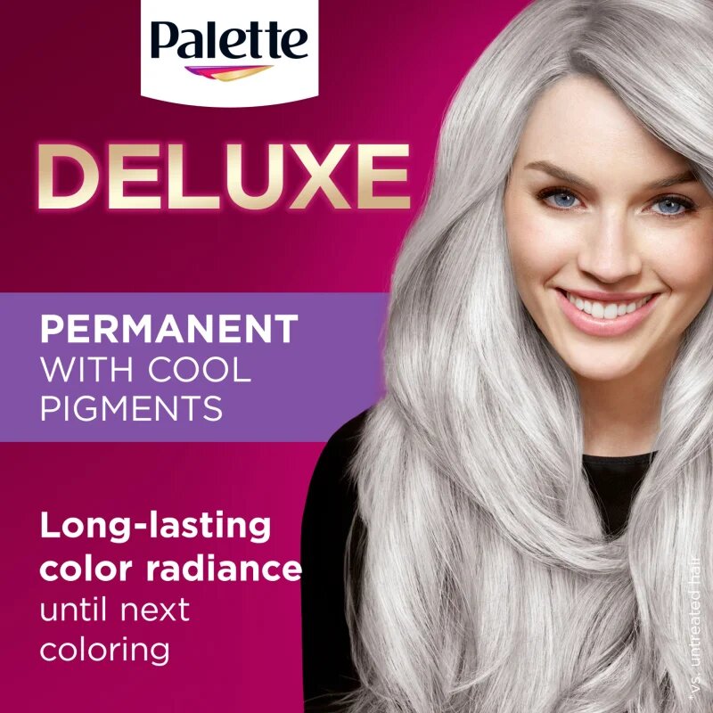 Schwarzkopf Palette Deluxe permanentní barva na vlasy odstín U71 Ledový stříbrný 1 ks