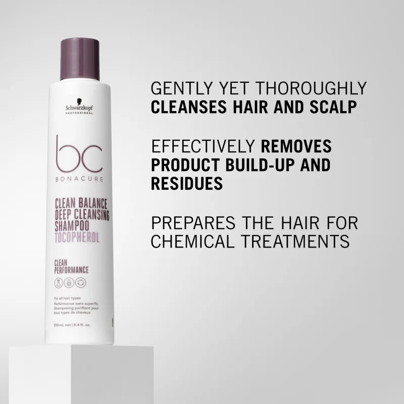 Schwarzkopf Professional BC Bonacure Clean Balance hloubkově čisticí šampon 250 ml