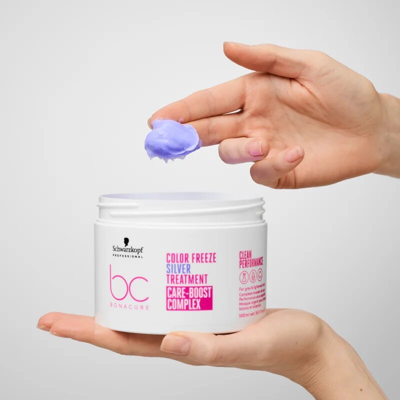 Schwarzkopf Professional BC Bonacure Color Freeze Silver pečující maska pro blond a melírované vlasy 500 ml