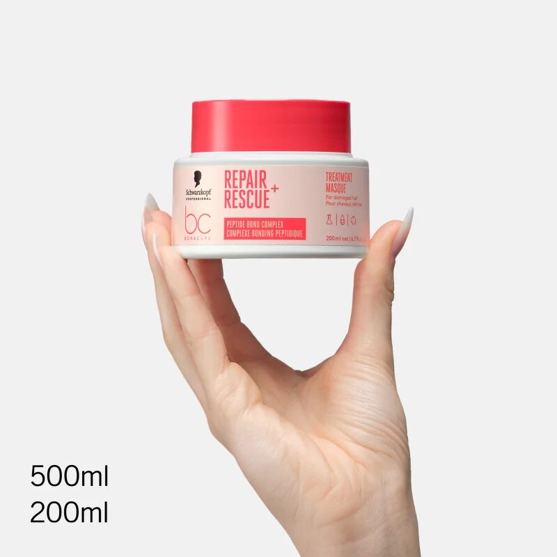 Schwarzkopf Professional BC Bonacure Repair Rescue+ intenzivně vyživující maska pro poškozené vlasy 200 ml