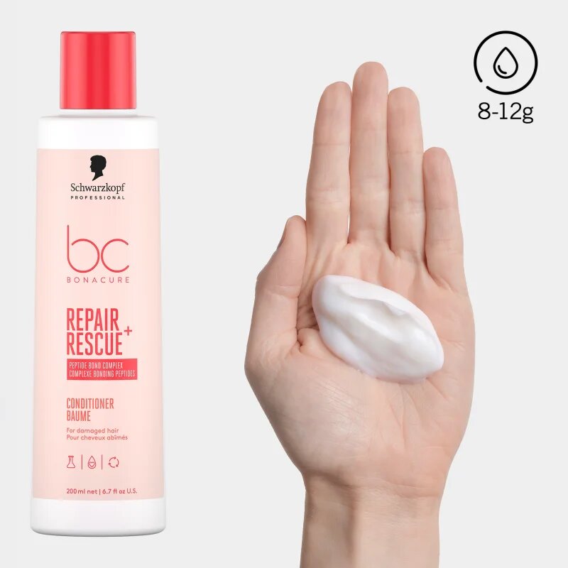 Schwarzkopf Professional BC Bonacure Repair Rescue+ intenzivní kondicionér pro poškozené vlasy 200 ml