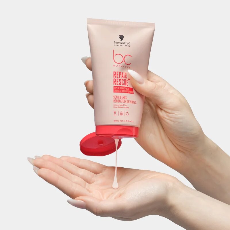 Schwarzkopf Professional BC Bonacure Repair Rescue+ krémové sérum pro velmi poškozené vlasy s roztřepenými konečky 100 ml