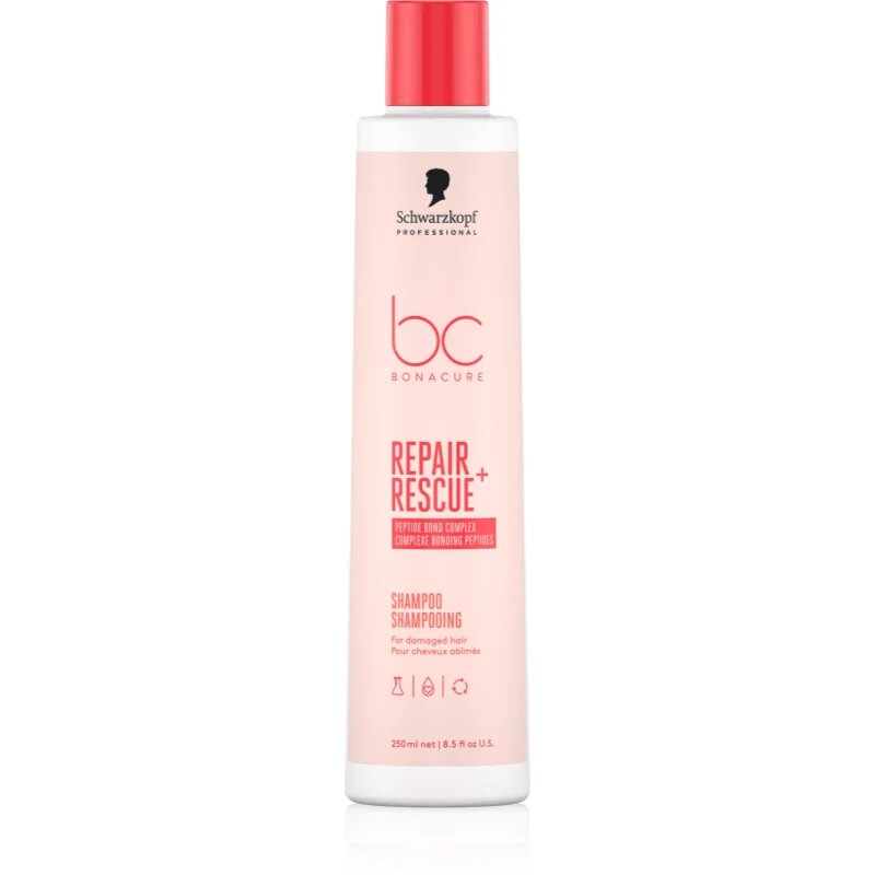 Schwarzkopf Professional BC Bonacure Repair Rescue+ pečující šampon pro poškozené vlasy 250 ml