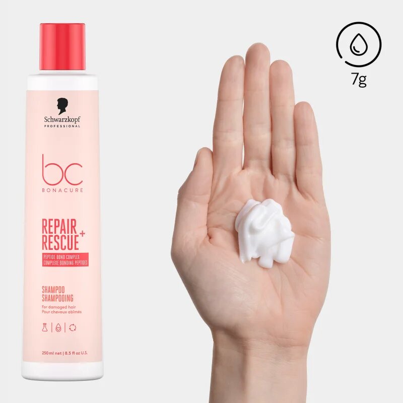 Schwarzkopf Professional BC Bonacure Repair Rescue+ pečující šampon pro poškozené vlasy 250 ml