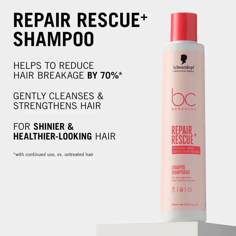 Schwarzkopf Professional BC Bonacure Repair Rescue+ pečující šampon pro poškozené vlasy 250 ml