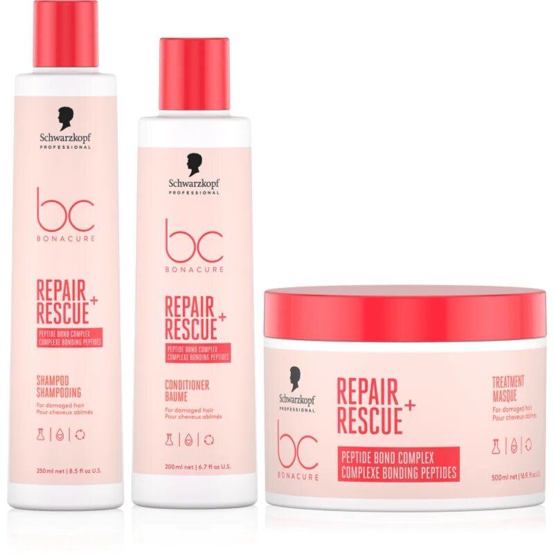 Schwarzkopf Professional BC Bonacure Repair Rescue+ sada pro poškozené vlasy