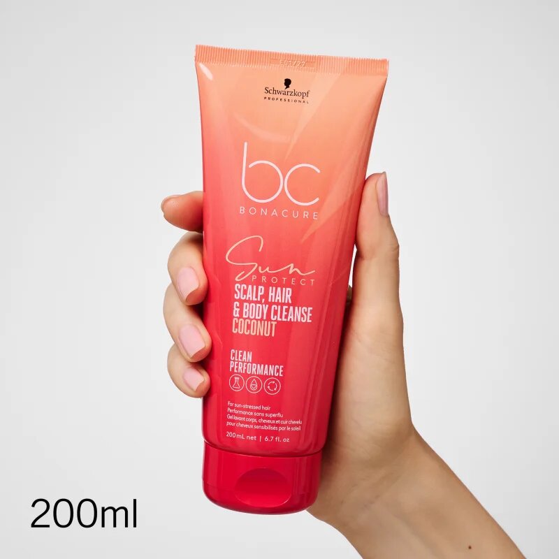 Schwarzkopf Professional BC Bonacure Sun Protect Scalp Hair & Body Cleanse sprchový gel 2 v 1 200 ml