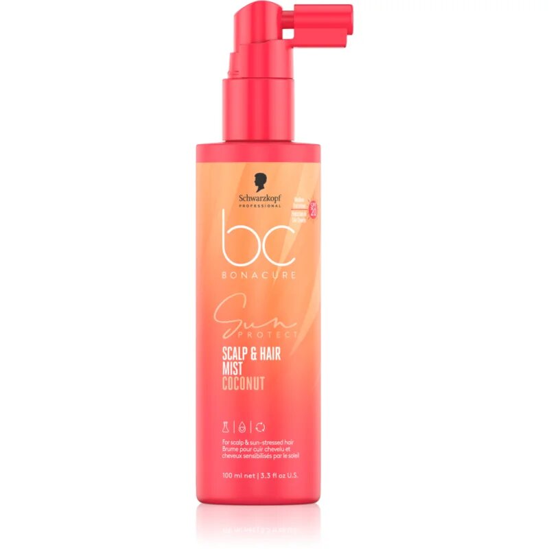 Schwarzkopf Professional BC Bonacure Sun Protect Scalp & Hair Mist ochranný sprej pro namáhané vlasy a vlasovou pokožku SPF 20 100 ml