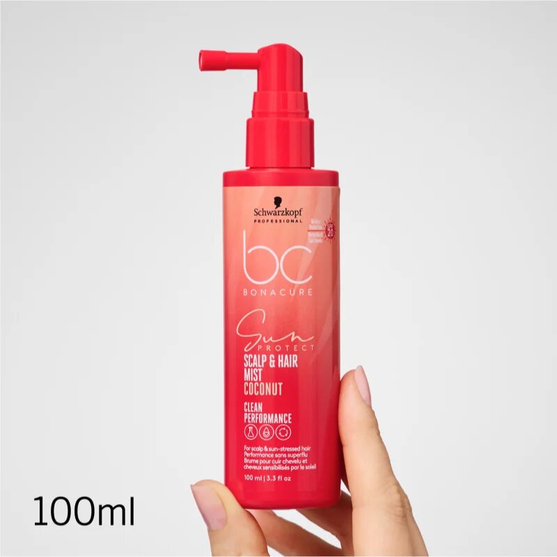 Schwarzkopf Professional BC Bonacure Sun Protect Scalp & Hair Mist ochranný sprej pro namáhané vlasy a vlasovou pokožku SPF 20 100 ml