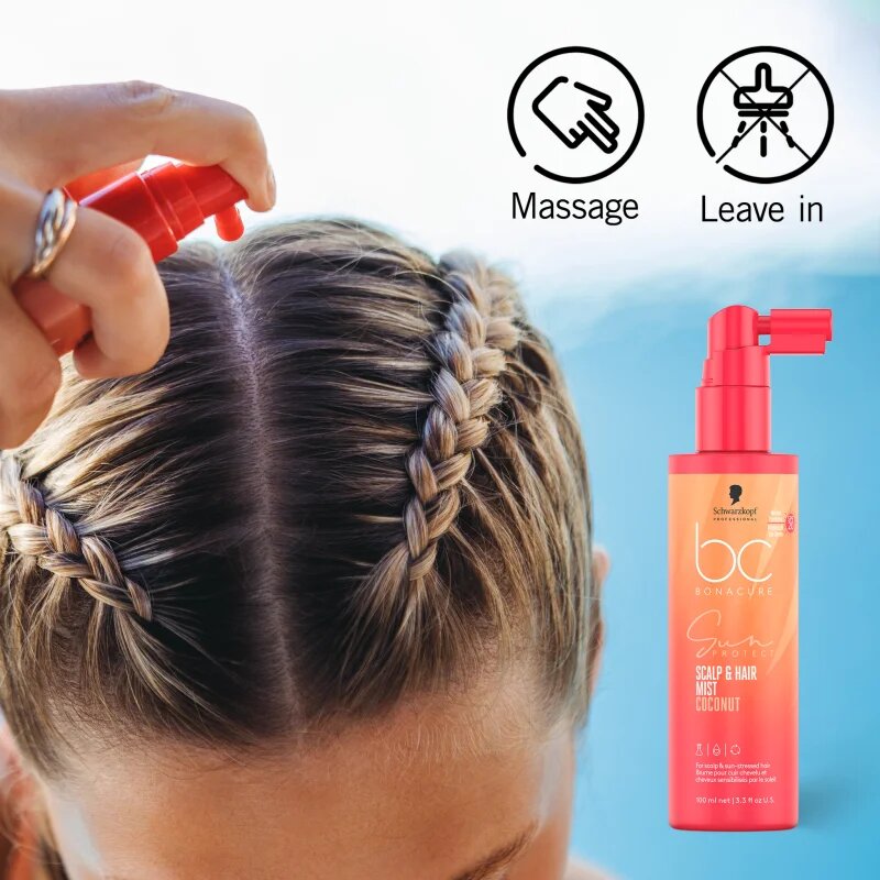 Schwarzkopf Professional BC Bonacure Sun Protect Scalp & Hair Mist ochranný sprej pro namáhané vlasy a vlasovou pokožku SPF 20 100 ml