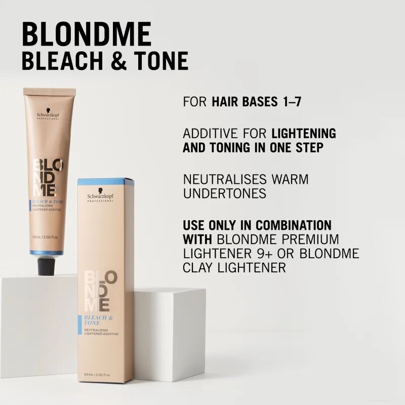 Schwarzkopf Professional Blondme Bleach & Tone zesvětlující a tónovací přísada odstín Matt Additive 60 ml