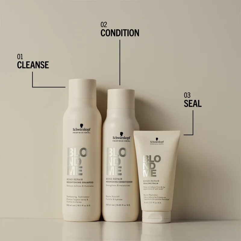 Schwarzkopf Professional Blondme Bond Repair Brightening Shampoo rozjasňující šampon pro blond vlasy 300 ml