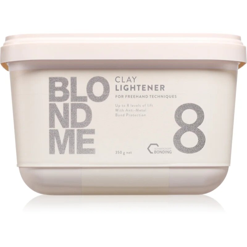 Schwarzkopf Professional Blondme Clay Lightener 8 zesvětlující pudr pro blond vlasy 350 g