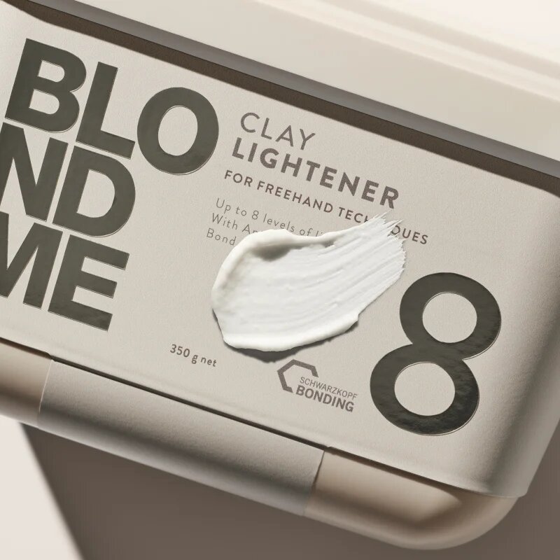 Schwarzkopf Professional Blondme Clay Lightener 8 zesvětlující pudr pro blond vlasy 350 g