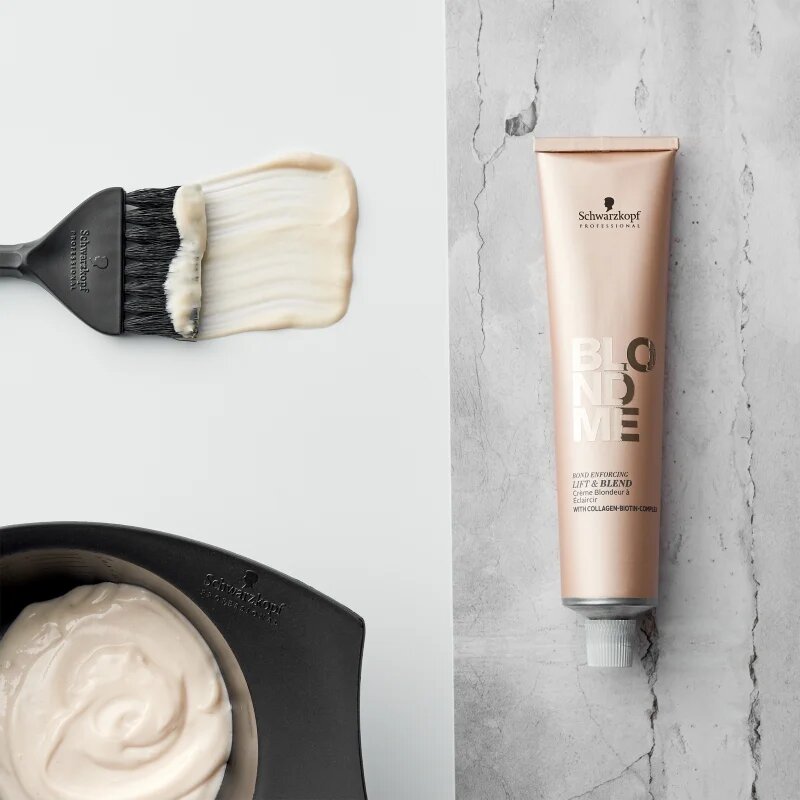 Schwarzkopf Professional Blondme Lift & Blend zesvětlující krém pro blond vlasy odstín Ash 60 ml