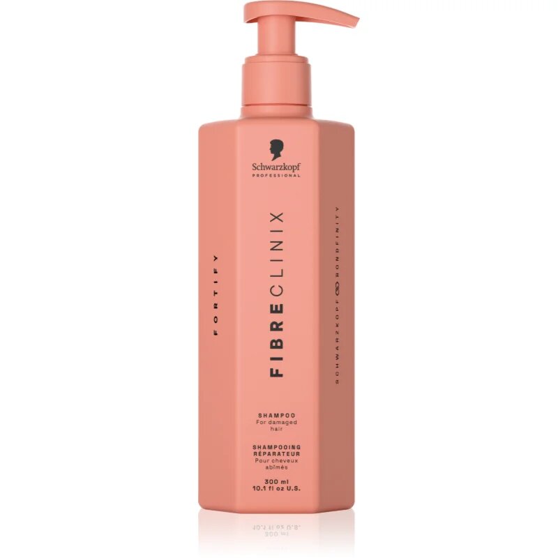 Schwarzkopf Professional Fibre Clinix Fortify Shampoo šampon pro poškozené a křehké vlasy 300 ml