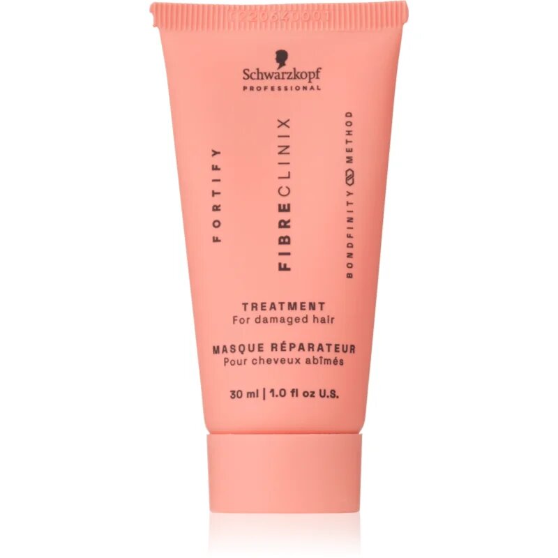 Schwarzkopf Professional Fibre Clinix Fortify Treatment posilující maska pro poškozené vlasy 30 ml