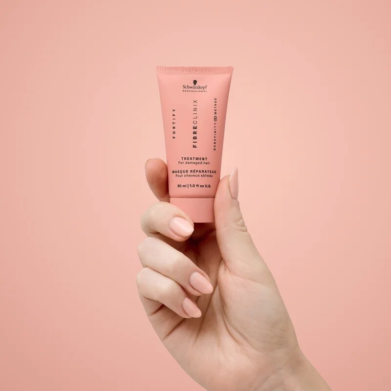 Schwarzkopf Professional Fibre Clinix Fortify Treatment posilující maska pro poškozené vlasy 30 ml