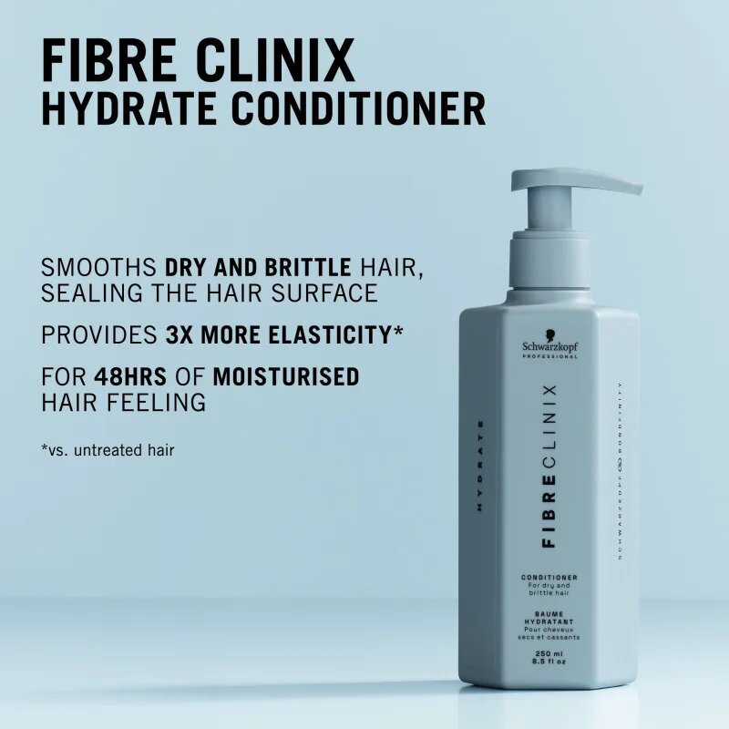 Schwarzkopf Professional Fibre Clinix Hydrate Conditioner hydratační kondicionér pro suché vlasy 250 ml