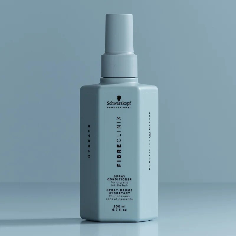 Schwarzkopf Professional Fibre Clinix Hydrate Spray Conditioner bezoplachový hydratační kondicionér ve spreji 200 ml