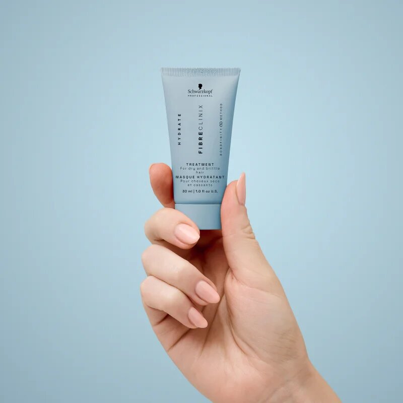 Schwarzkopf Professional Fibre Clinix Hydrate Treatment intenzivní hydratační maska pro suché a křehké vlasy 30 ml