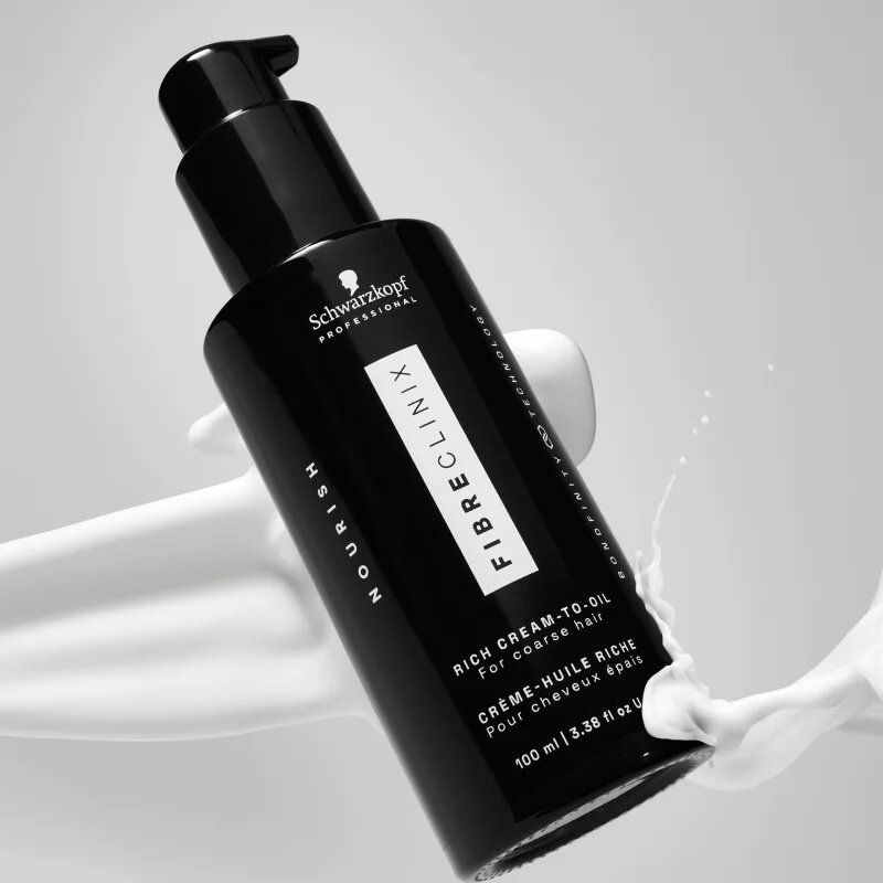 Schwarzkopf Professional Fibre Clinix Rich Cream-to-Oil vyživující olej pro nepoddajné vlasy 100 ml