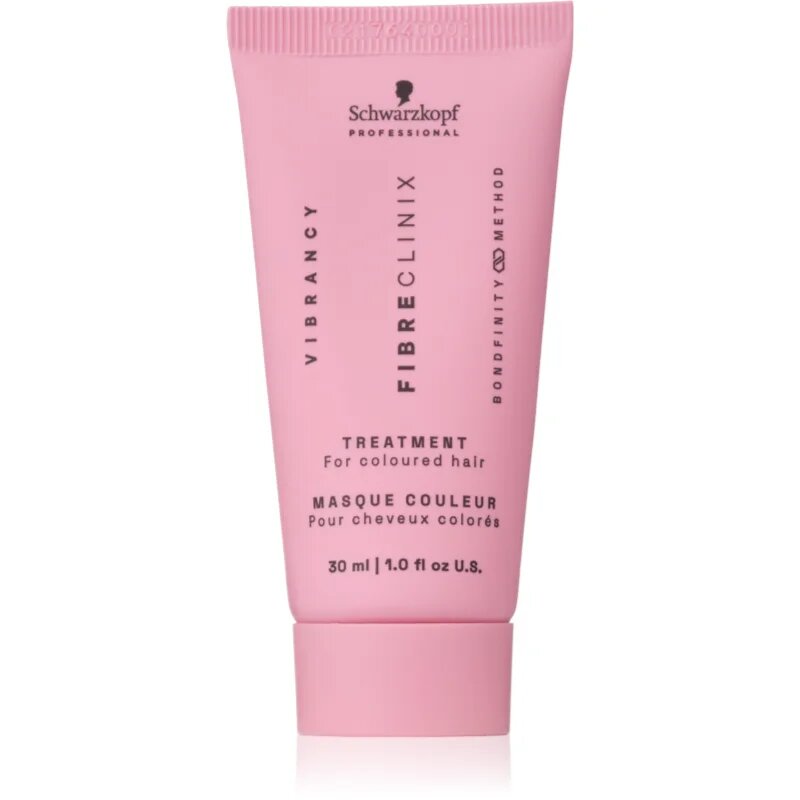Schwarzkopf Professional Fibre Clinix Vibrancy Treatment regenerační maska pro barvené vlasy 30 ml