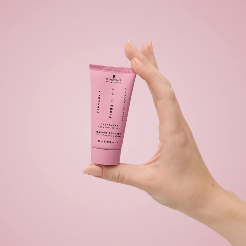 Schwarzkopf Professional Fibre Clinix Vibrancy Treatment regenerační maska pro barvené vlasy 30 ml