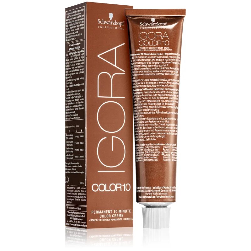 Schwarzkopf Professional IGORA Color 10 permanentní barva na vlasy odstín 8-4 Light Blonde Beige 60 ml