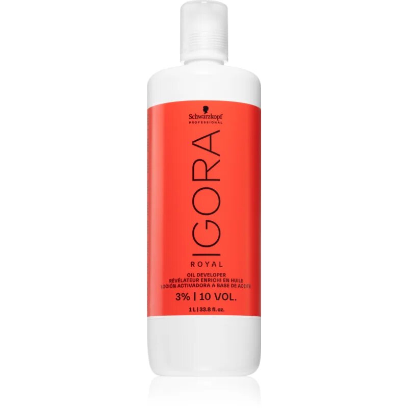 Schwarzkopf Professional IGORA Royal aktivační emulze 3% 10 Vol. 3% / 10 Vol. 1000 ml
