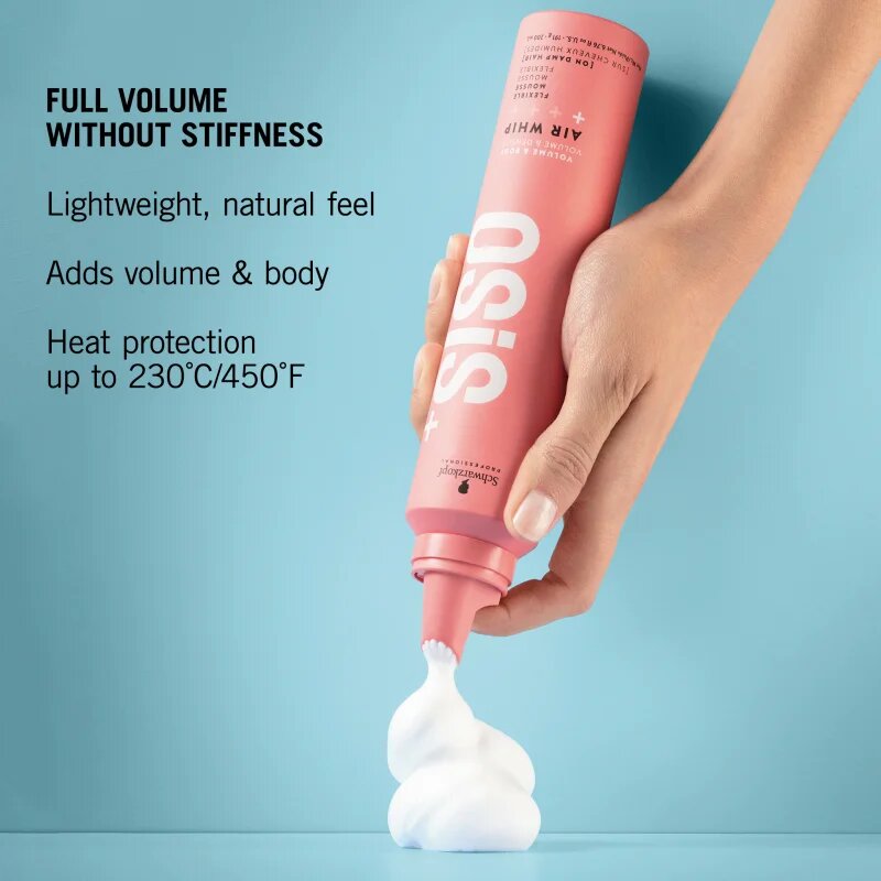 Schwarzkopf Professional Osis+ Air Whip pěna na vlasy se zpevňujícím účinkem 200 ml