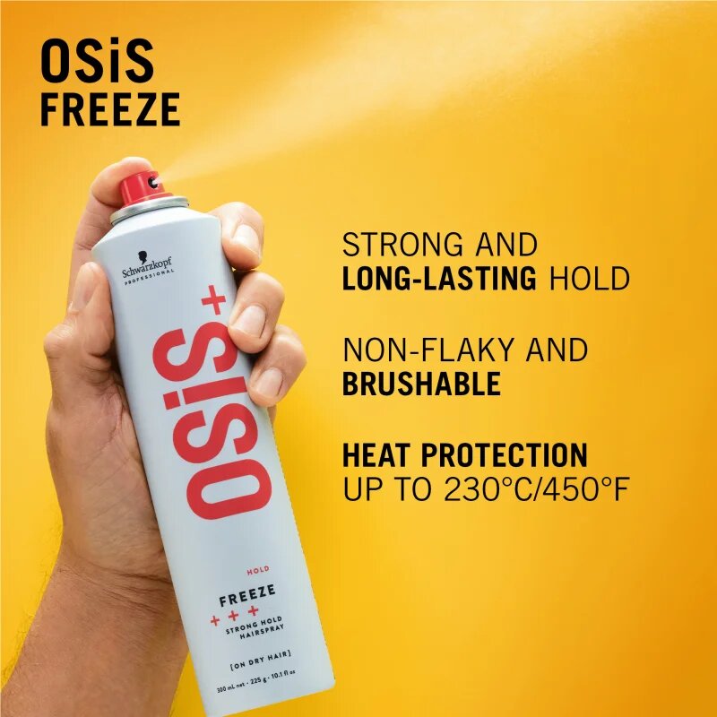 Schwarzkopf Professional Osis+ Freeze lak na vlasy se silnou fixací 500 ml