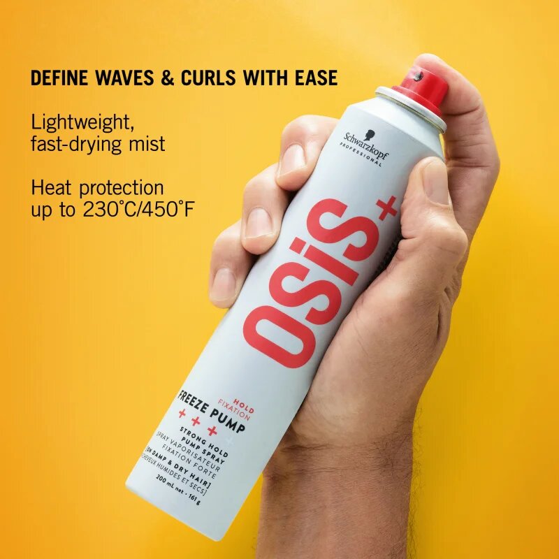 Schwarzkopf Professional Osis+ Freeze Pump lak na vlasy se silnou fixací 200 ml