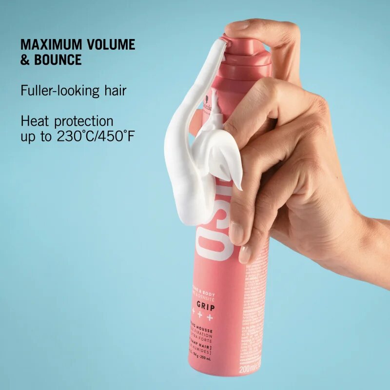 Schwarzkopf Professional Osis+ Grip pěna na vlasy ultra silná fixace 200 ml