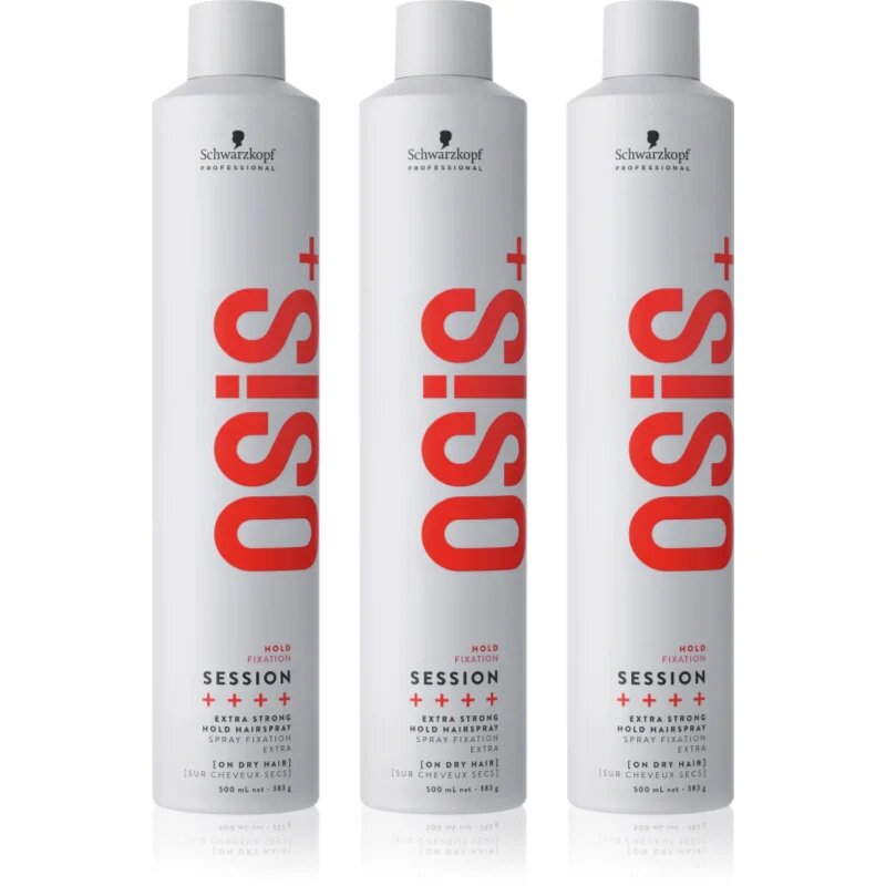 Schwarzkopf Professional Osis+ Session lak na vlasy se silnou fixací výhodné balení