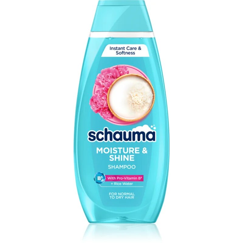 Schwarzkopf Schauma Moisture & Shine hydratační šampon pro normální až suché vlasy 400 ml