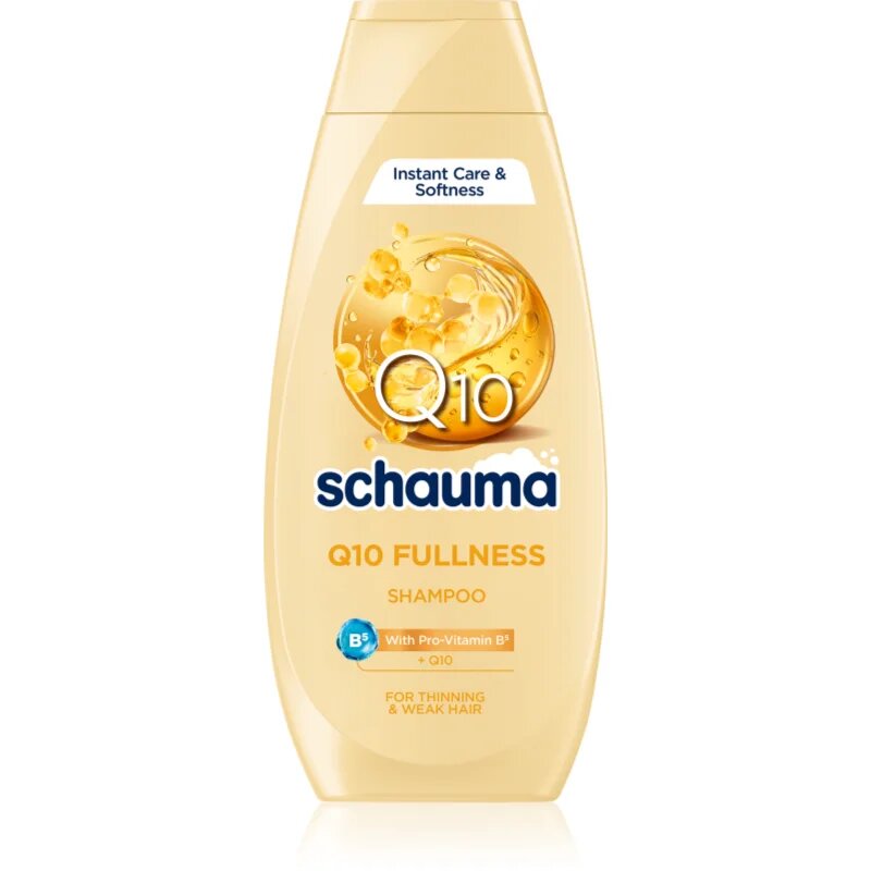 Schwarzkopf Schauma Q10 Fullness šampon pro jemné a řídnoucí vlasy s koenzymem Q10 400 ml