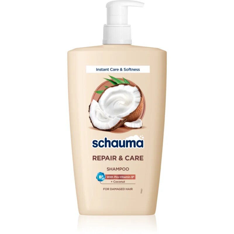 Schwarzkopf Schauma Repair & Care šampon pro suché a poškozené vlasy s kokosem 1000 ml