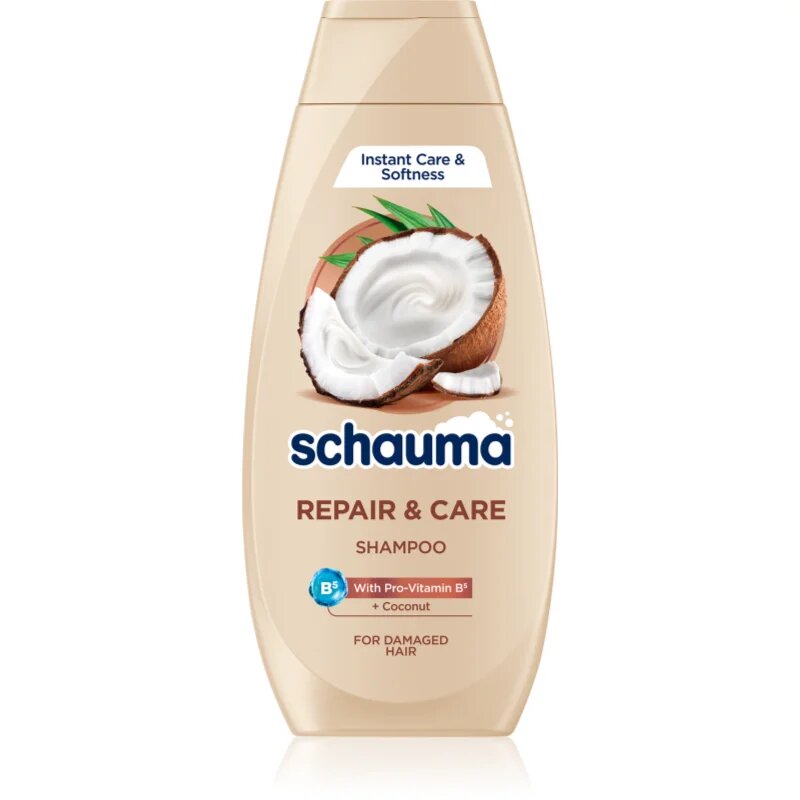 Schwarzkopf Schauma Repair & Care šampon pro suché a poškozené vlasy s kokosem 400 ml