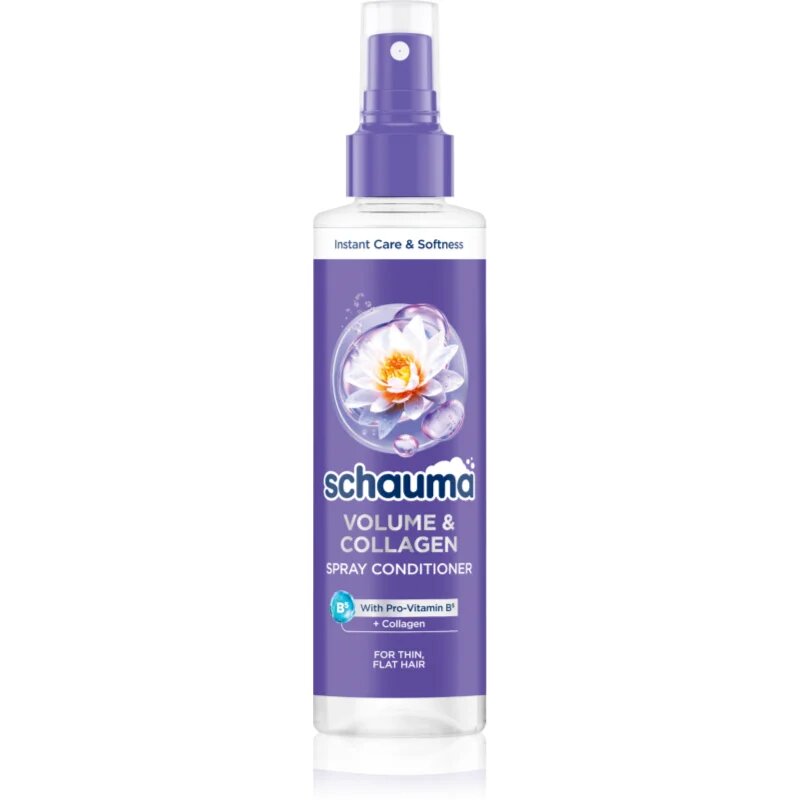 Schwarzkopf Schauma Volume & Collagen kondicionér ve spreji pro jemné a zplihlé vlasy 200 ml